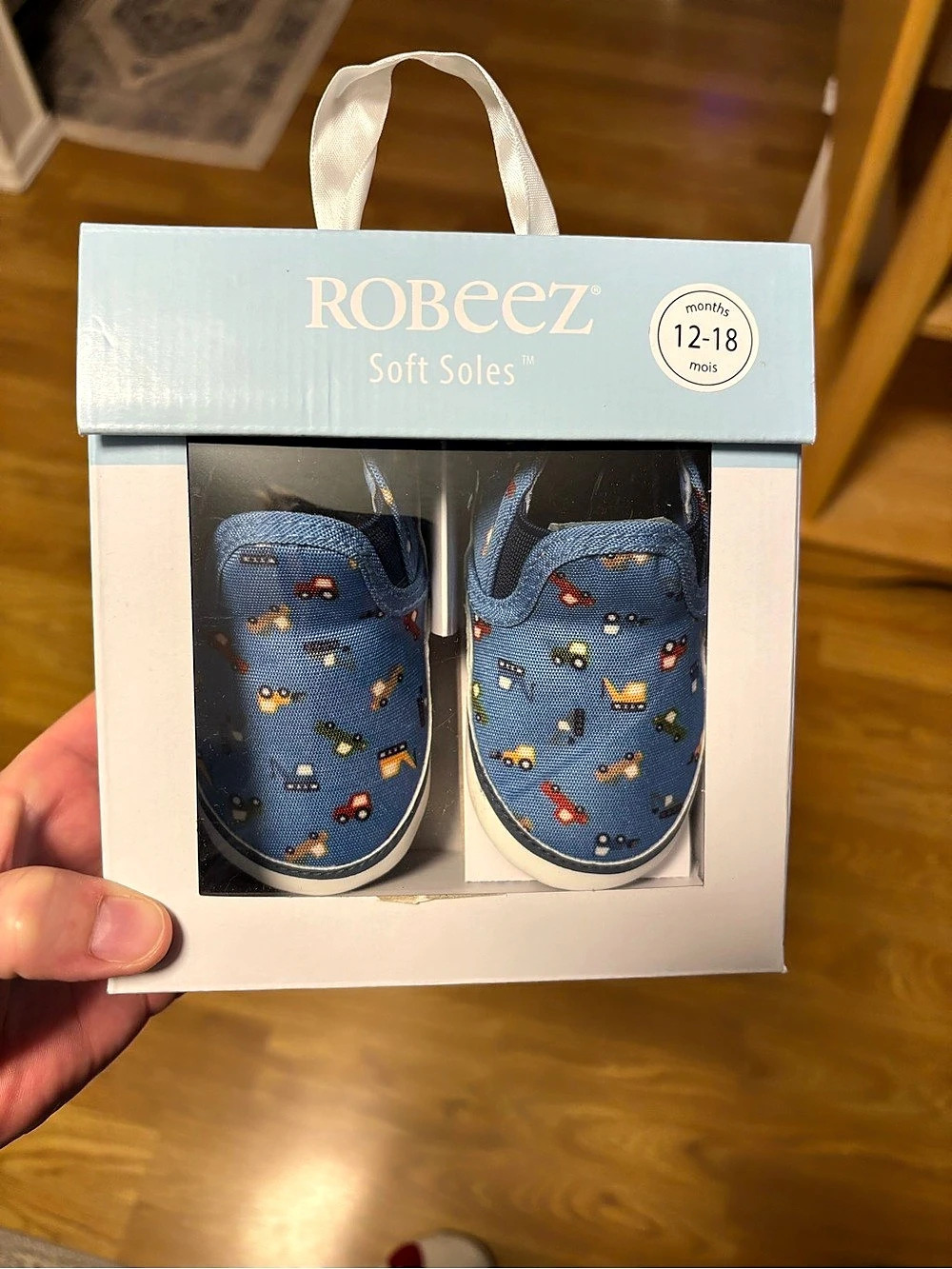 Robeez I Love Trucks Soft Soles 12-18M Blue & Multicolor